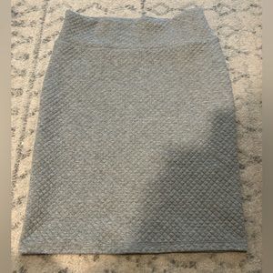 Grey Quilted LuLaRoe “Cassie” Skirt